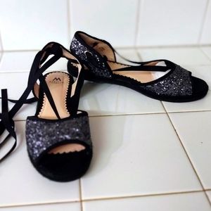 Size 8.5 Madison Glitter Flats